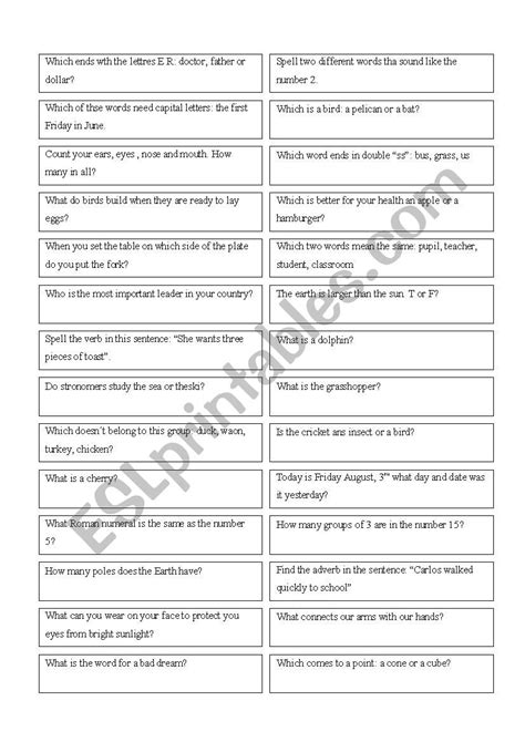 Game Esl Worksheet By Marisamaidana