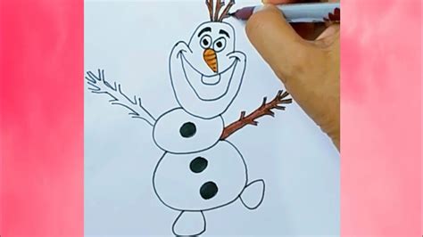 How To Draw Olaf Olaf Easy Drawing Step By Step Drawing Of Olaf Olaf