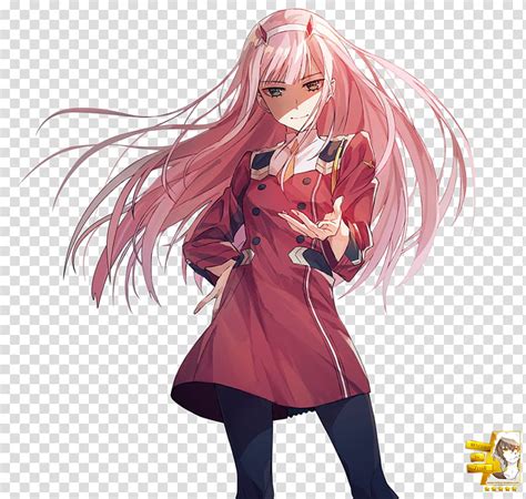 Render Zero Two Darling In The FranXX Standing Woman With Pink Hair