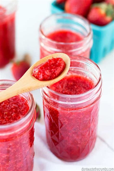 Easy No Cook Strawberry Freezer Jam Ready In 15 Minutes