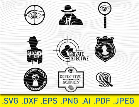 Private Investigator Police Cop Detective Inspector Etsy