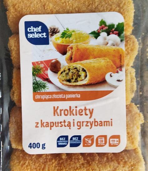 Krokiety Z Kapust I Grzybami Chef Select Kalorie Kj I Warto Ci