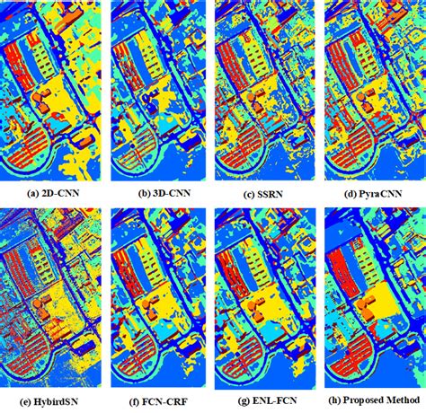 Visualization Of The Classification Maps For The Pavia University