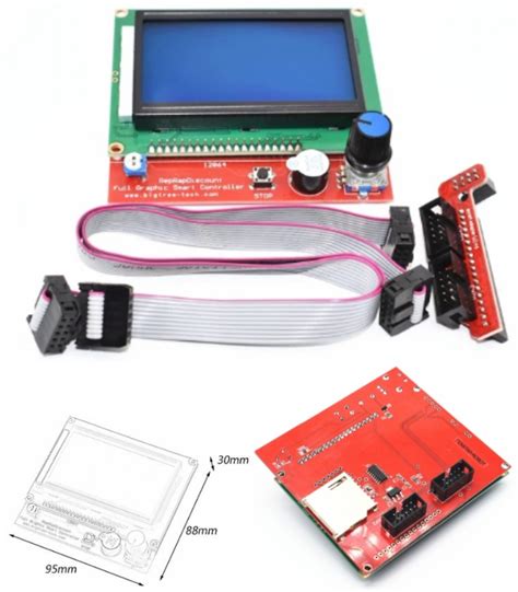 RAMPS 1 4 Reprap LCD 12864 3D Printer Graphic Smar