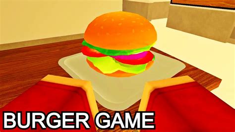 Roblox Burger Game Youtube