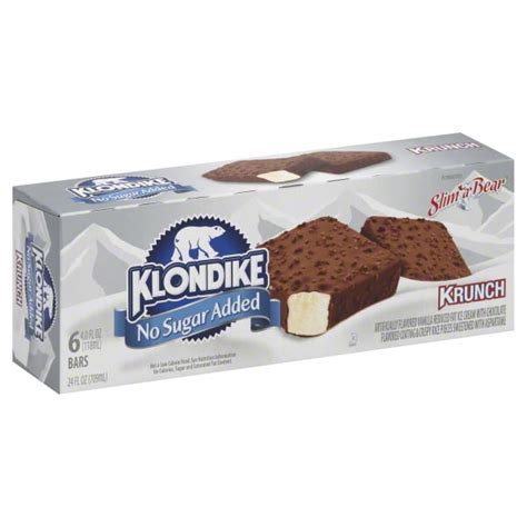 Unilever Klondike No Sugar Added Ice Cream Bars Ea Walmart