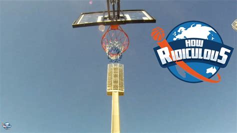 Official Guinness World Record For Highest Basketball Shot How