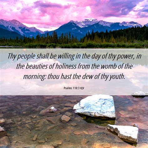 Psalms Kjv Thy People Shall Be Willing In The Day Of Thy