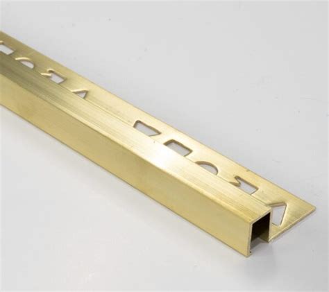 Vroma Brass Natural Finish Box Shape 2 5m Heavy Duty Brass Tile Trims Vroma Trims