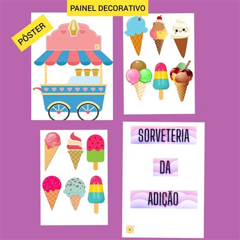 kit sorveteria da adição Educa Market