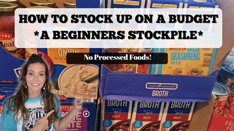 HOW TO STOCK UP ON FOOD ON A BUDGET FOOD YOU SHOULD ACTUALLY PUT IN