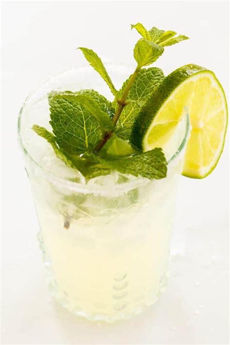 Fresh And Easy Mint Margarita Recipe Julie Blanner