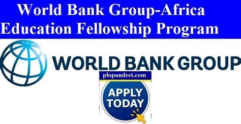 World Bank Group Africa Education Fellowship Programme