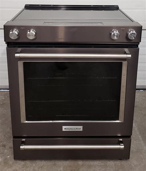 Order Your Used Electrical Stove Slide In Kitchenaid Ykseg700ebs3 Today