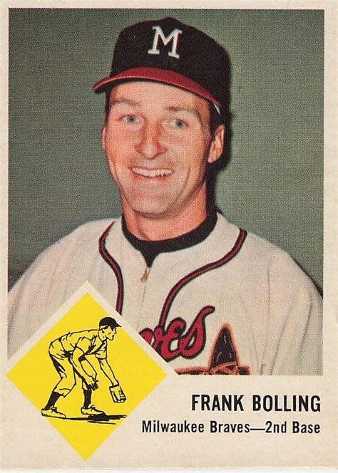 FRANK BOLLING 1963 FLEER BASEBALL 44 EBay