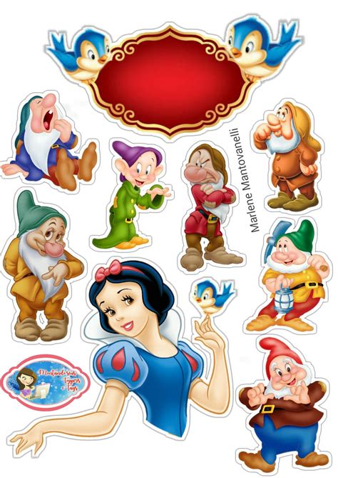 Topo De Bolo Branca De Neve Png 97A Schattige Tekeningen Disney