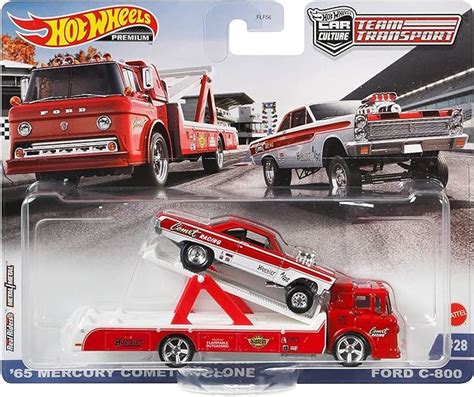 Hot Wheels Team Transport Mercury Comet Cyclone And Ford C PegHunter Lk