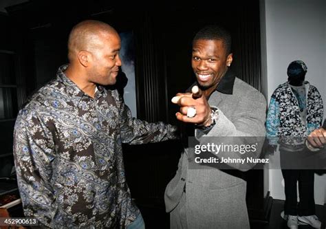 Chris Lighty and 50 Cent during 50's Top 50 G-Unit Clothing Launch... News Photo - Getty Images