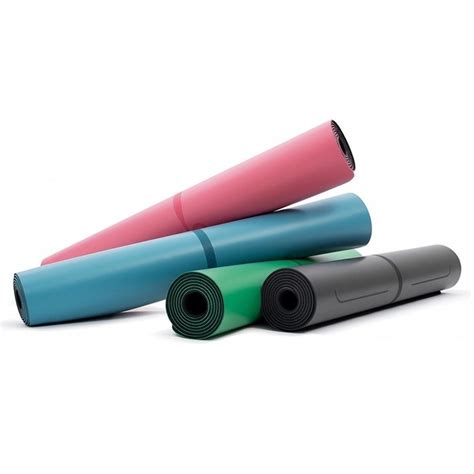 Custom Fitness Eco Friendly Position Line NBR PVC Rubber PU Yoga Mat