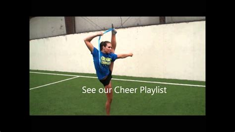 Cheerleading Stunts Bow And Arrow Cheerleading Flexibility Stunt