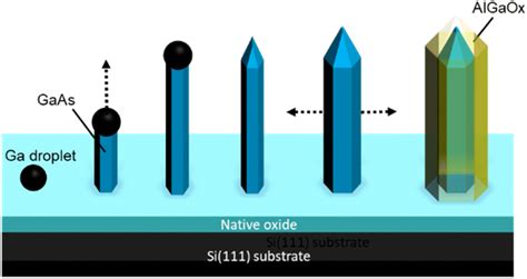 Wafer Scale Integration Of Gaas Algaas Coreshell Nanowires On Silicon