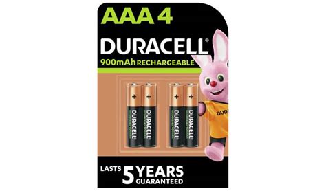 Buy Duracell Rechargeable Aaa Batteries Pre Charged Pack Of 4