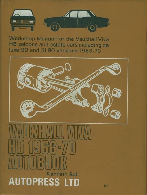 Vauxhall Viva Hb Autobook The Autobook Series Of Workshop