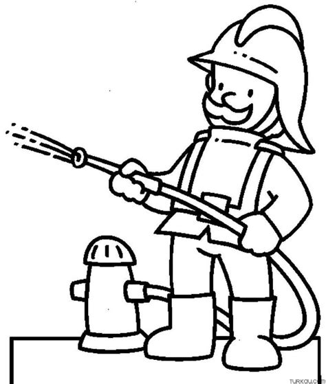 Firefighter Coloring Pages Turkau