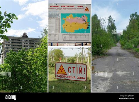 La ville effrayante de Pripyat Ukrain célèbre pour la catastrophe de