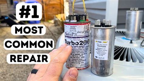 How To Check Replace An Air Conditioner Capacitor Youtube