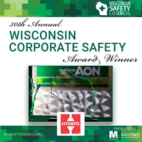 Th Wisconsin Corporate Safety Award Winners Wisconsin Safety Council