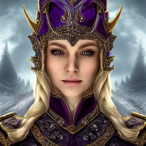 The Elder Scrolls Vi Regal Blonde High Elf Royalty Stable Diffusion