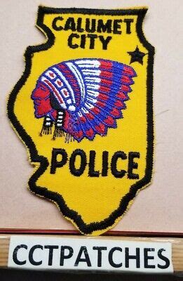 CALUMET CITY, ILLINOIS POLICE SHOULDER PATCH IL | eBay