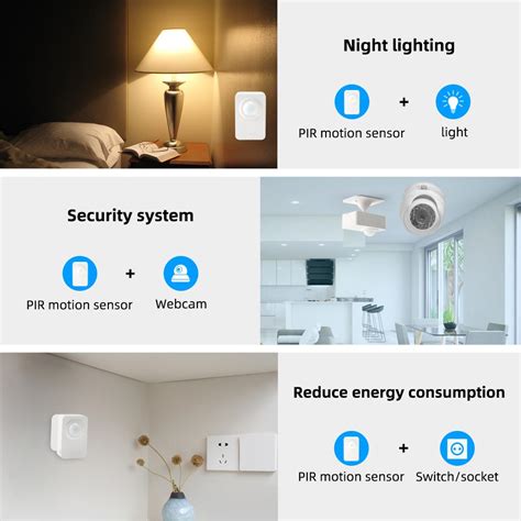 Buy Smatrul Tuya Wifi Pir Motion Sensor Human Body Movement Infrared