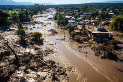 Tsunami Devastador Que Retrata La Inmensa Destrucci N Y El Caos Que