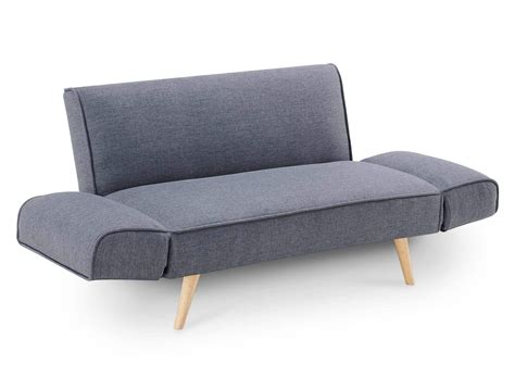 Canape Clic Clac Scandinave 3 Places En Tissu Gris Maggie DIP