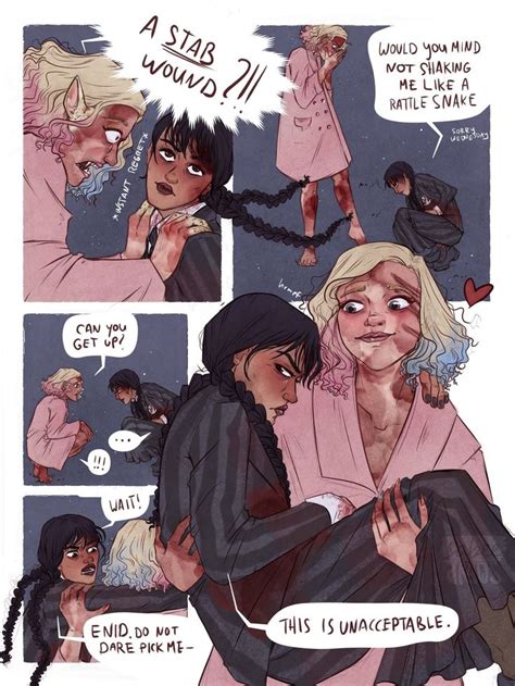 A Comic Strip With Two Women Hugging Each Other And The Caption Says