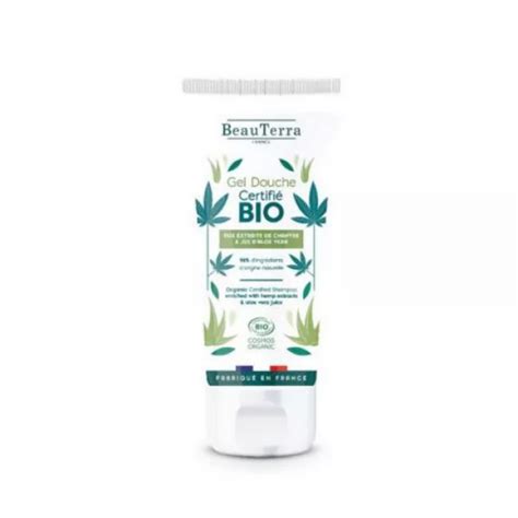 BeauTerra Gel Douche Chanvre Aloe Vera Bio 75 Ml LaSante