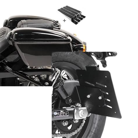 Set Hard Saddlebags OG With Fixation Kit For Honda Rebel 500 CMX