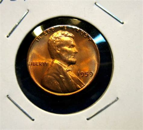 1959 P Lincoln Memorial Cent BU Nice US Coin Free Shipping EBay