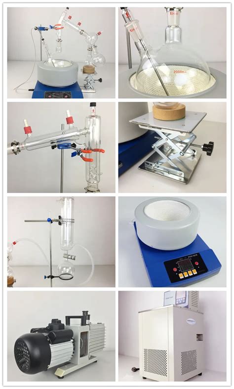 New Design Liter Short Path Fractional Distillation Unit With Chiller