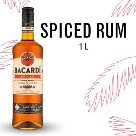 BACARDÍ® Spiced Rum, Gluten Free, 1.0 l - Kroger