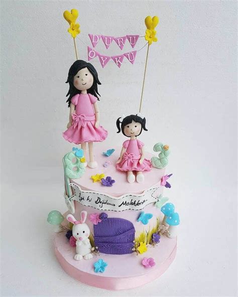 50 Sister Cake Design Cake Idea January 2020 Twin Birthday Cakes