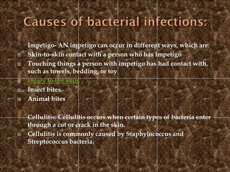 PPT - Bacterial Skin Infections : Causes, Symptoms, Treatment and ...