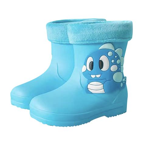 Toddler Kids Rain Boot Classic Rubber With Water Shoes Kids Baby