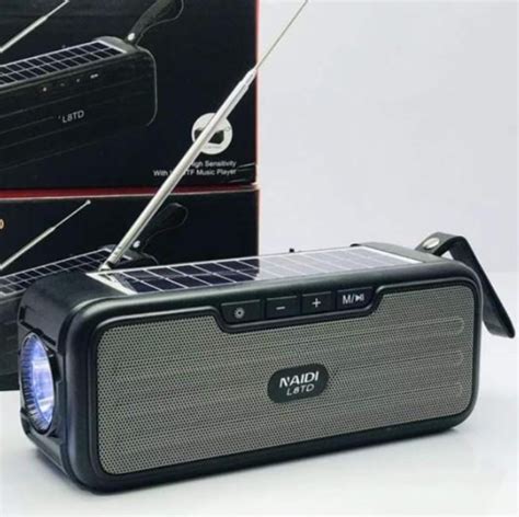 Electronice Media Radio Portabil Cu Panou Solar Bluetooth L Td