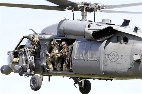 An Hh-60 Pave Hawk Helicopter Crew Photograph by Stocktrek Images