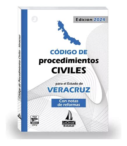 Código De Procedimientos Civiles Veracruz 2024 Ledroit Mercadolibre