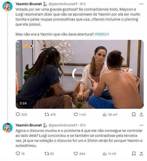 Fala De Maycon E Lucas Luigi Sobre Yasmin Brunet No Bbb Gera