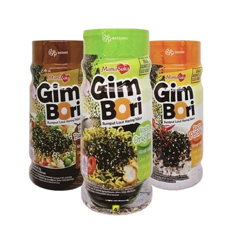 Jual Mamasuka Gim Bori Rumput Laut Kering Tabur Halal 30 Gram Shopee